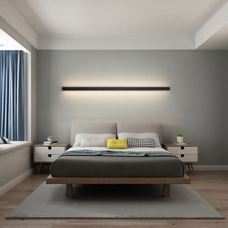 Janna | Minimalist Linear LED Wall Light – Ambient Modern Wall Lighting