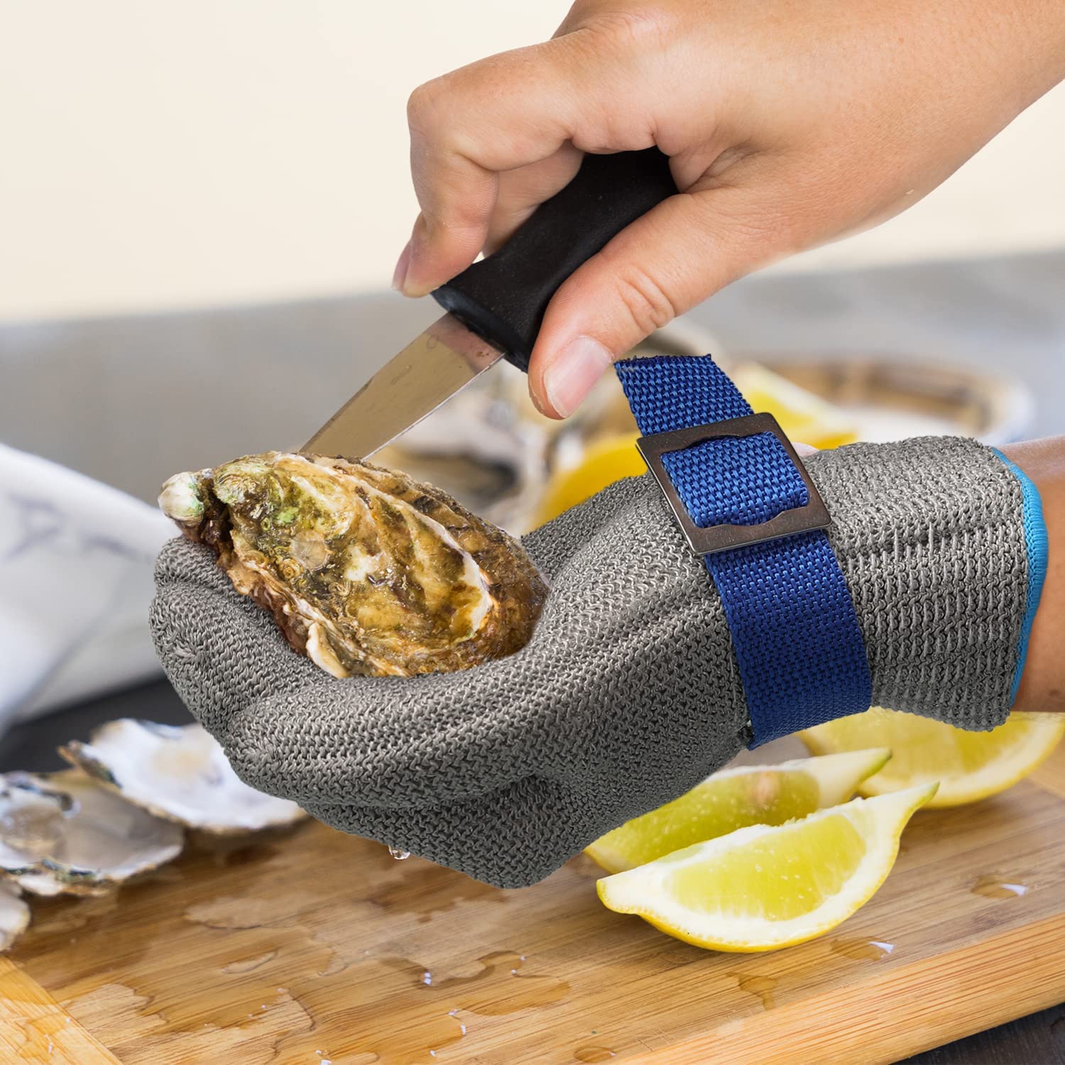 Kim | Stainless Steel Mesh Glove – Food Grade Safety Protection