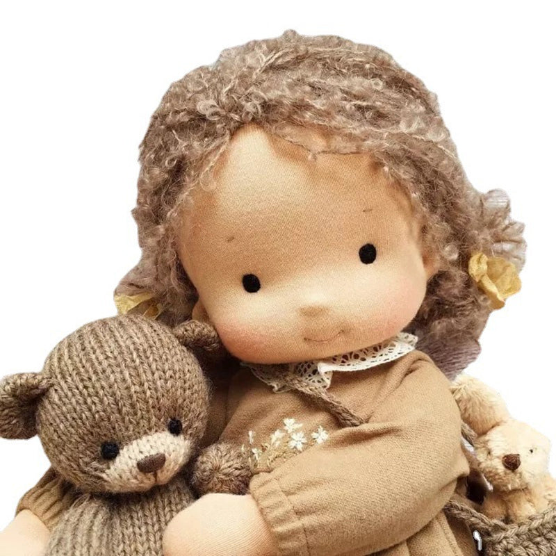 Terrie | Handcrafted Waldorf Doll – Natural Cotton Toy UK