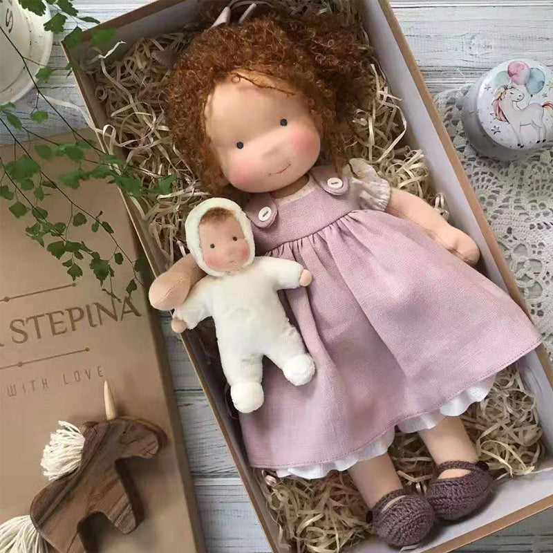 Terrie | Handcrafted Waldorf Doll – Natural Cotton Toy UK