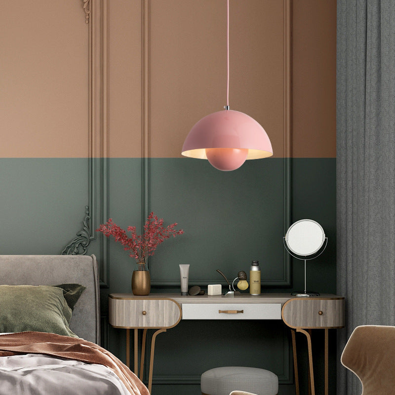 Scandinavian Hanging Flower Pot Light – Modern Bedroom Accent | Lumina Lighting