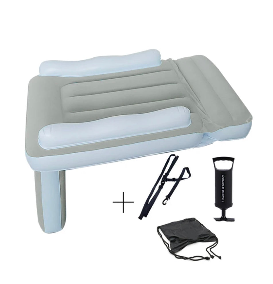 Justin & Jo-Anne | Inflatable Car Travel Bed – Comfortable Air Mattress for Kids & Family Trips