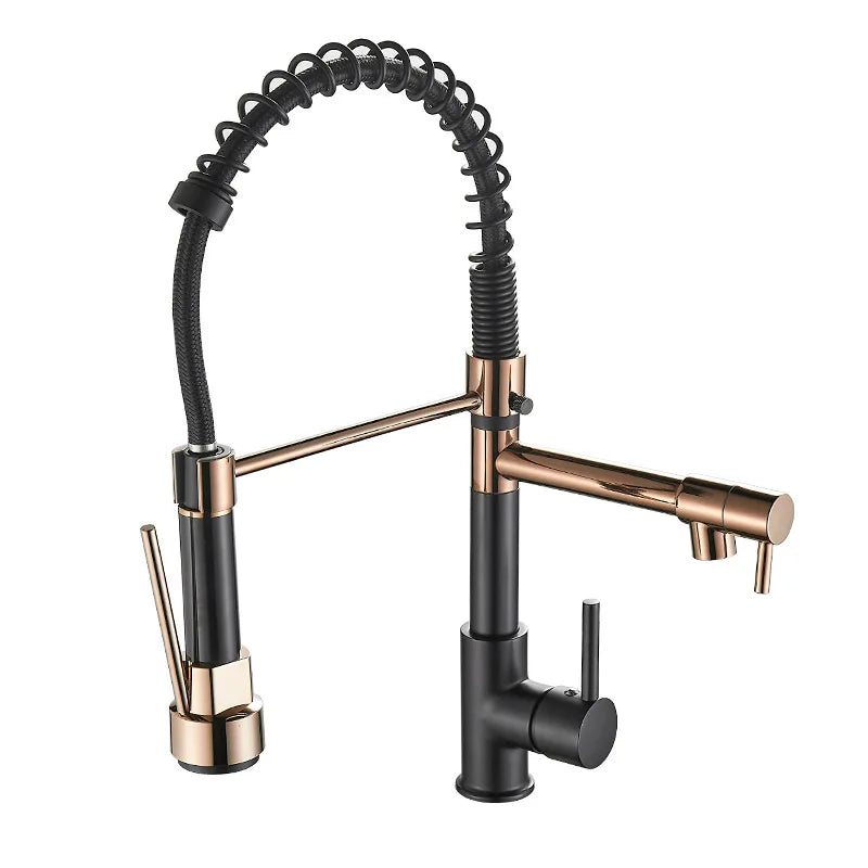 Trixie | DualFlow Kitchen Tap – Modern Dual Outlet Mixer Faucet for Hot & Cold Water
