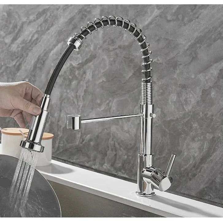 Trixie | DualFlow Kitchen Tap – Modern Dual Outlet Mixer Faucet for Hot & Cold Water