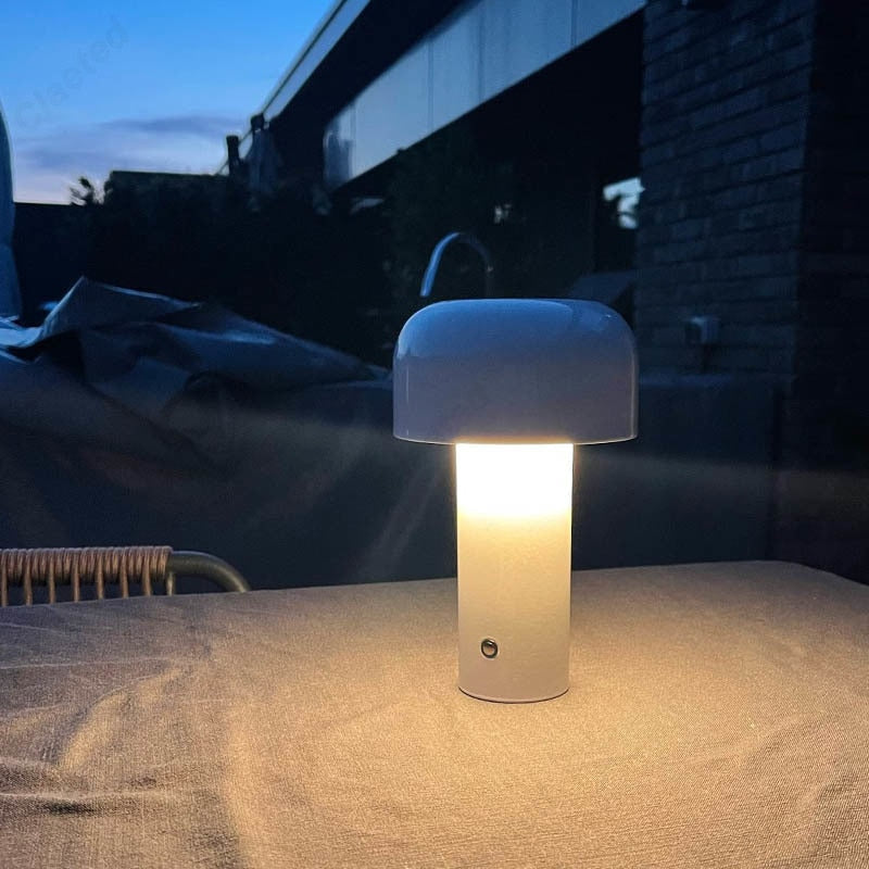 Portable USB Rechargeable Touch Lamp – Modern Nightstand & Living Room Light