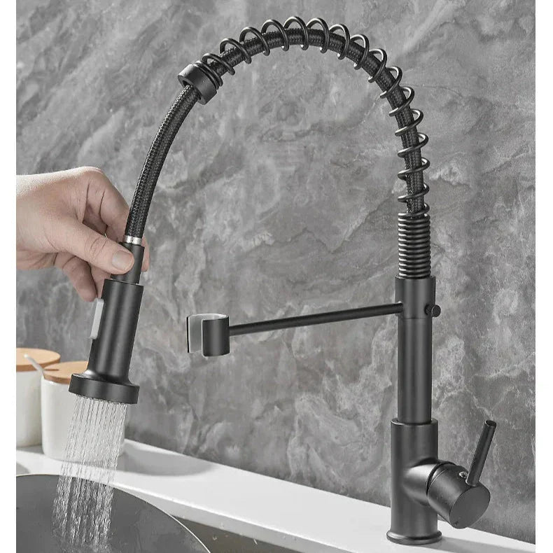 Trixie | DualFlow Kitchen Tap – Modern Dual Outlet Mixer Faucet for Hot & Cold Water