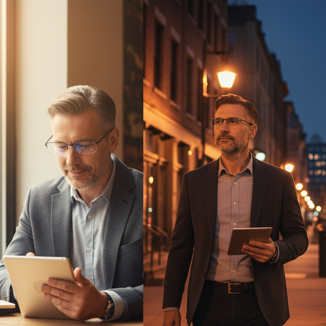 Delbert | German Smart Progressive Glasses for Clear Vision