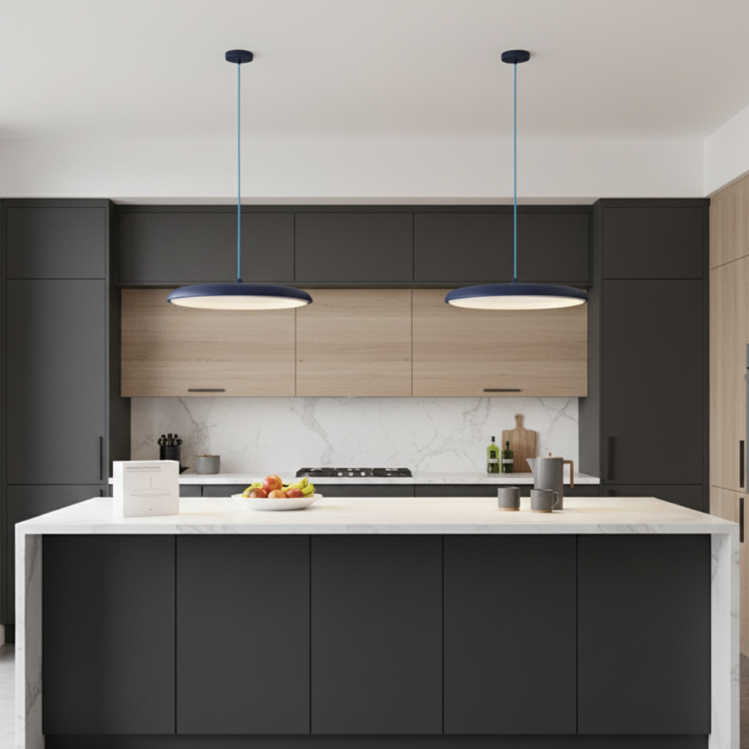 Rodger | Modern LED UFO Pendant Light – SleekSphere Ceiling Lamp