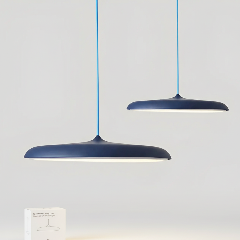 Rodger | Modern LED UFO Pendant Light – SleekSphere Ceiling Lamp