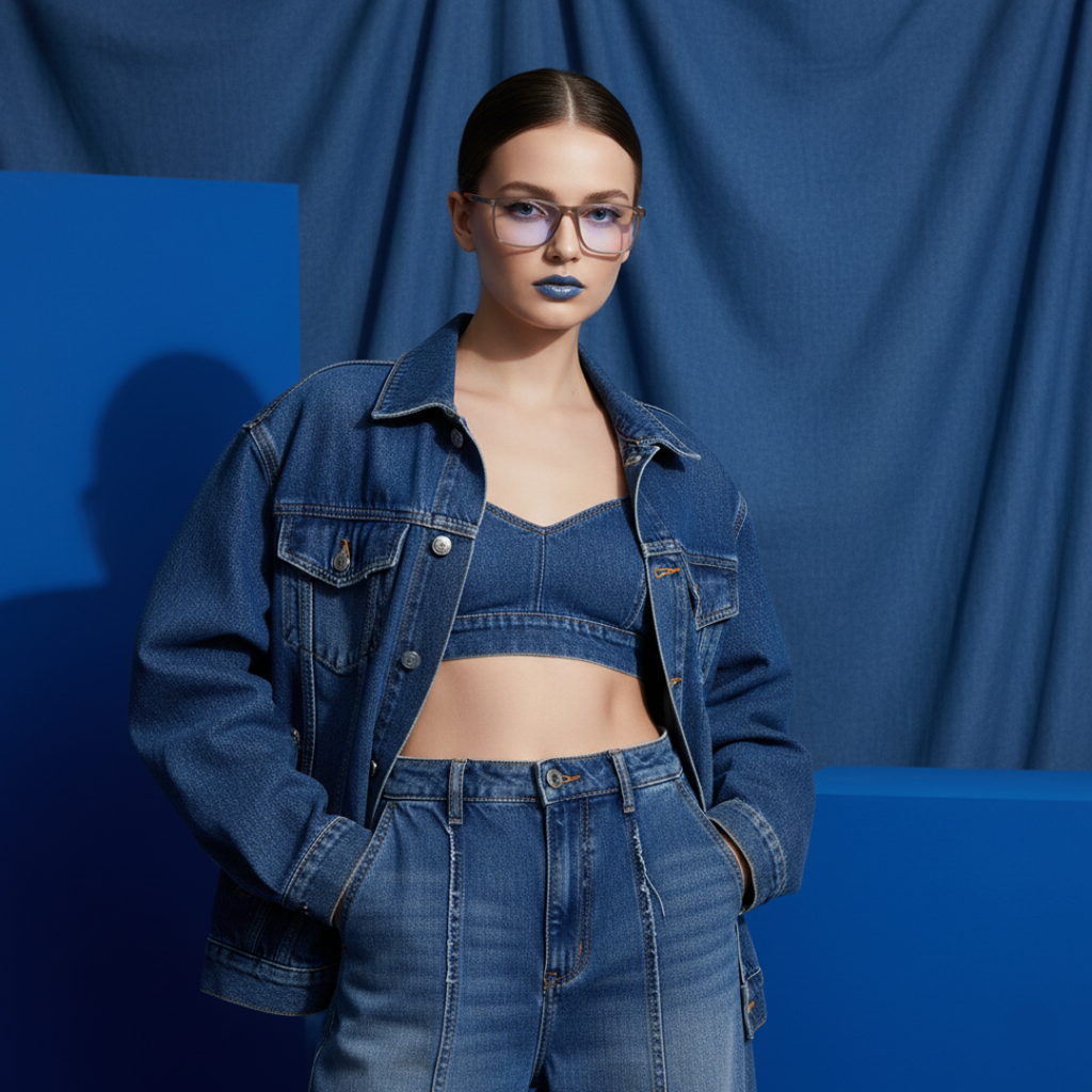 Ultra-Light Progressive Glasses with Anti-Blue Light Protection