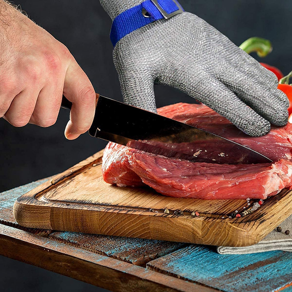 Kim | Stainless Steel Mesh Glove – Food Grade Safety Protection