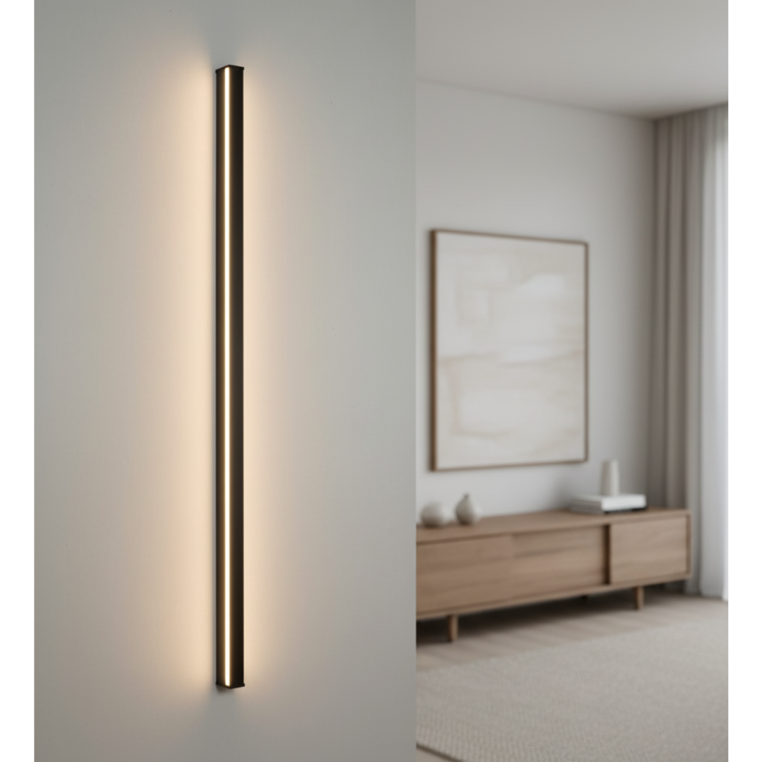Janna | Minimalist Linear LED Wall Light – Ambient Modern Wall Lighting