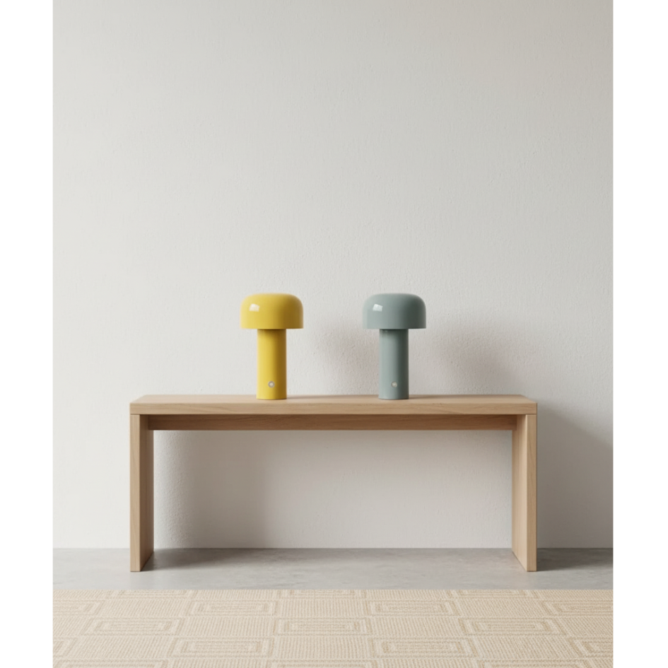 Portable USB Rechargeable Touch Lamp – Modern Nightstand & Living Room Light