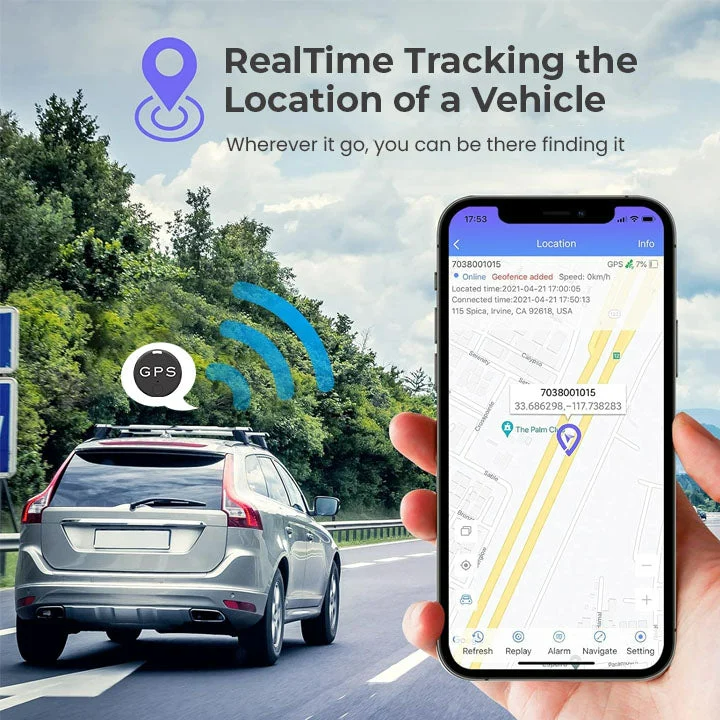 Caelan | Mini Magnetic GPS Tracker | Real-Time Vehicle & Asset Tracking