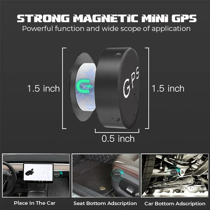 Caelan | Mini Magnetic GPS Tracker | Real-Time Vehicle & Asset Tracking