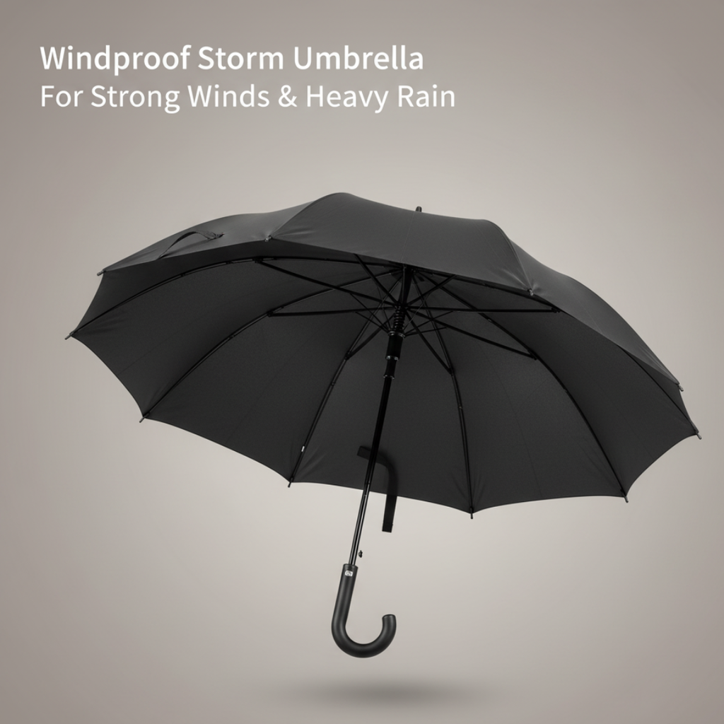 Lesley | Windproof Storm Umbrella for Strong Winds & Heavy Rain
