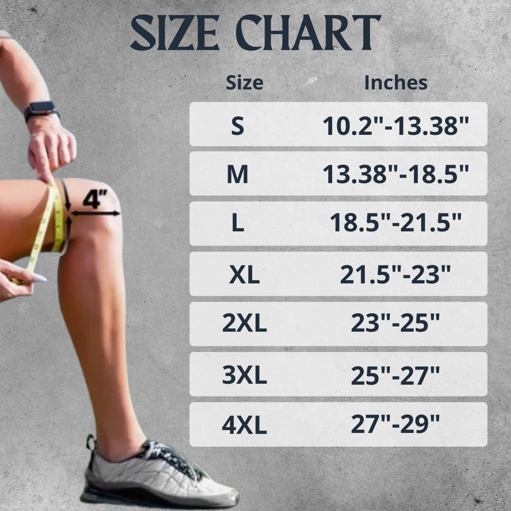 Jerred | Plus Size Adjustable Knee Support Brace for Pain Relief