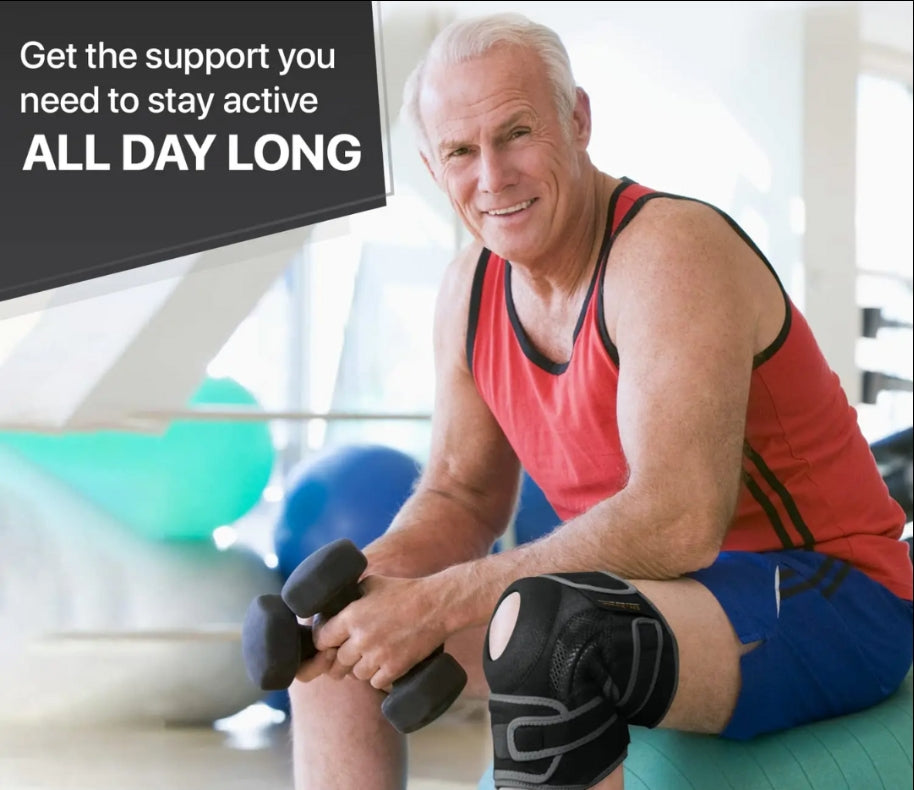 Jerred | Plus Size Adjustable Knee Support Brace for Pain Relief