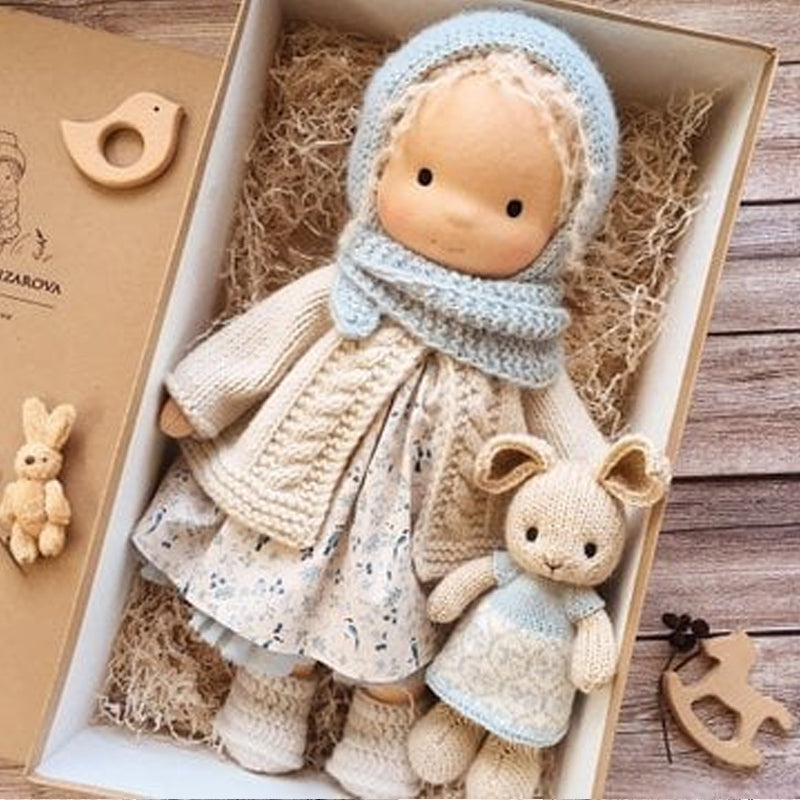 Terrie | Handcrafted Waldorf Doll – Natural Cotton Toy UK