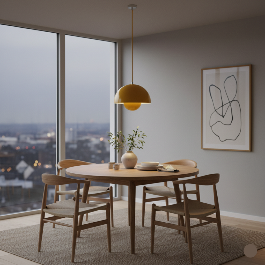 Scandinavian Hanging Flower Pot Light – Modern Bedroom Accent | Lumina Lighting