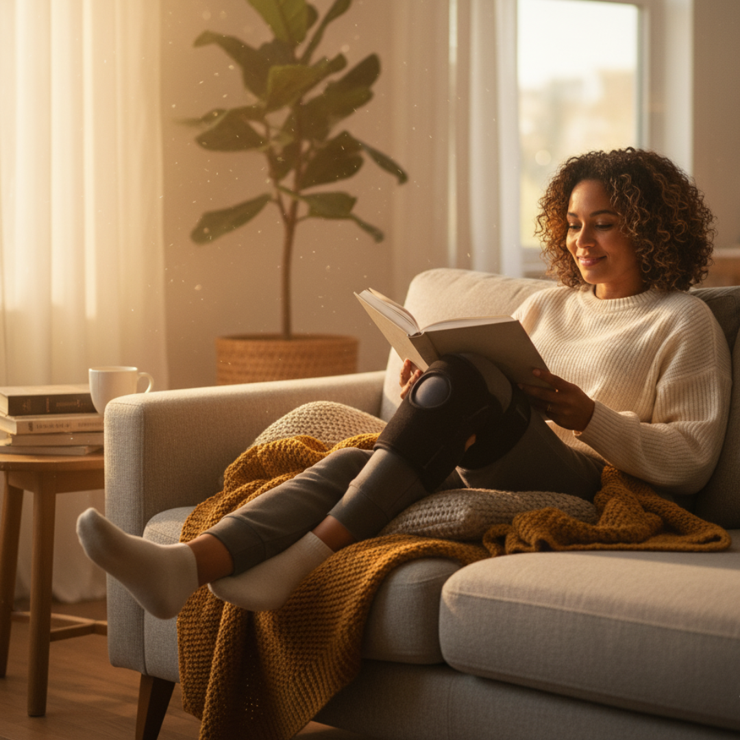 Jerred | Plus Size Adjustable Knee Support Brace for Pain Relief