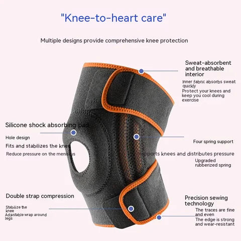 Jerred | Plus Size Adjustable Knee Support Brace for Pain Relief