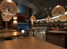 Handcrafted Wooden Pendant Light – Rustic Modern Ceiling Lamp