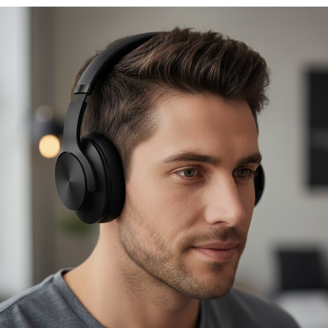 Hank | SonicWave Bluetooth Headphones – Deep Bass & Comfort