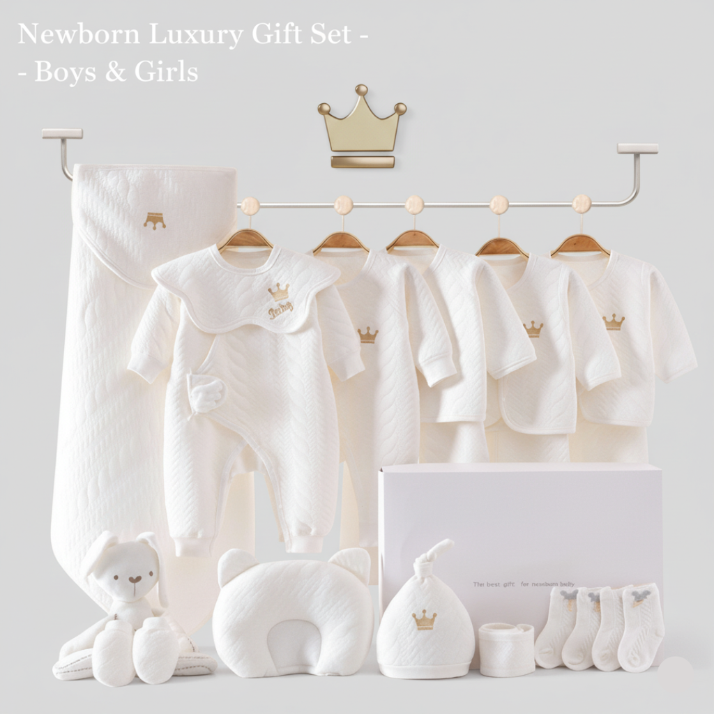 Andi | Newborn Baby Luxury Gift Set for Boys & Girls