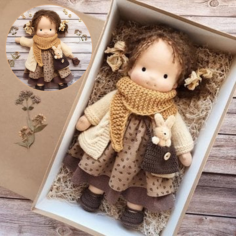 Terrie | Handcrafted Waldorf Doll – Natural Cotton Toy UK