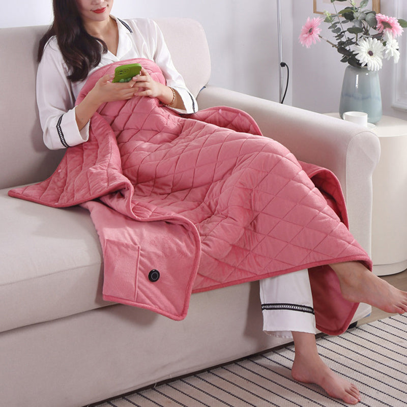 Mansel | USB Heated Blanket – Portable Electric Throw for Office, Travel & Home Comfort