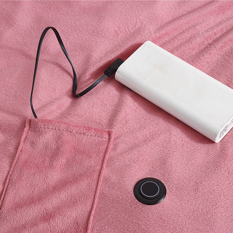 Mansel | USB Heated Blanket – Portable Electric Throw for Office, Travel & Home Comfort
