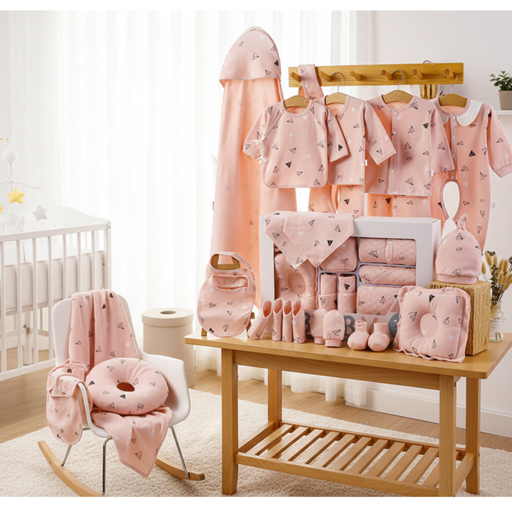 Shyanne | Baby Gift Set for Newborn – Cotton Clothing & Accessories