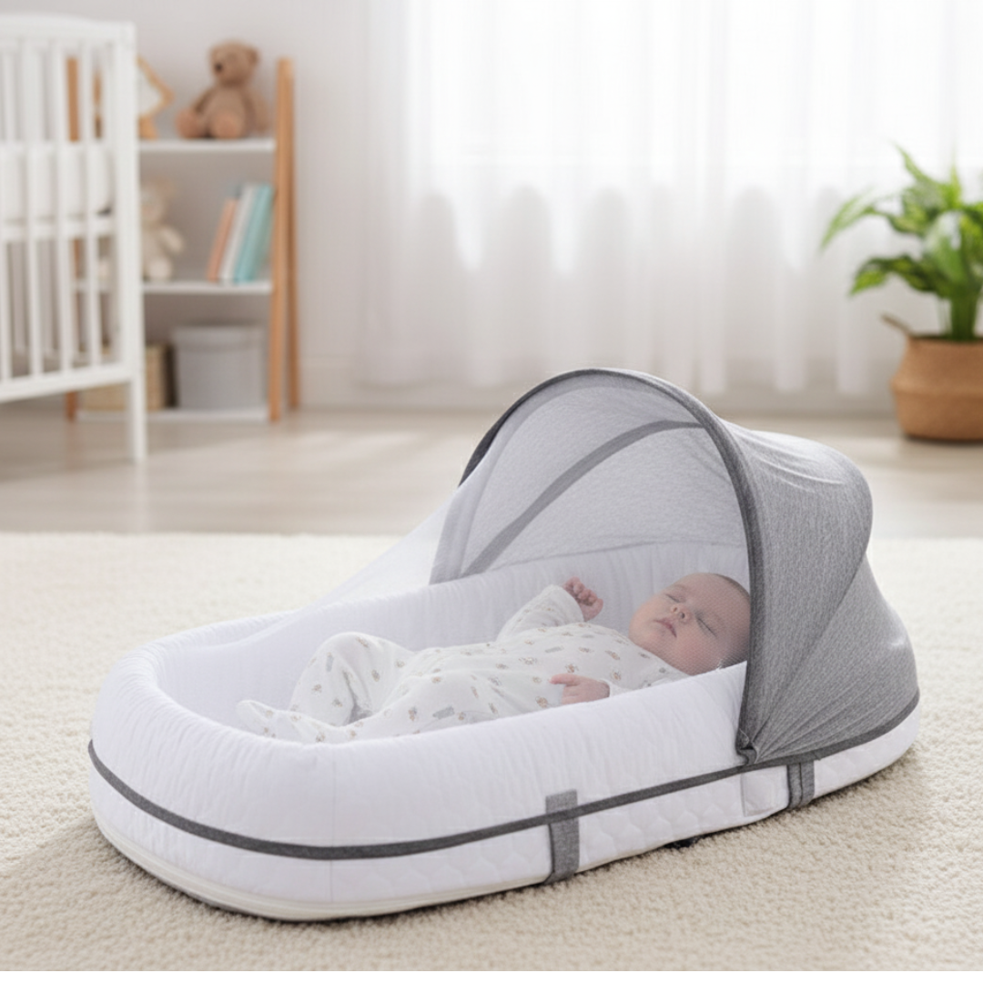 Genesis | Collapsible Baby Travel Bed – Portable Foldable Nest UK