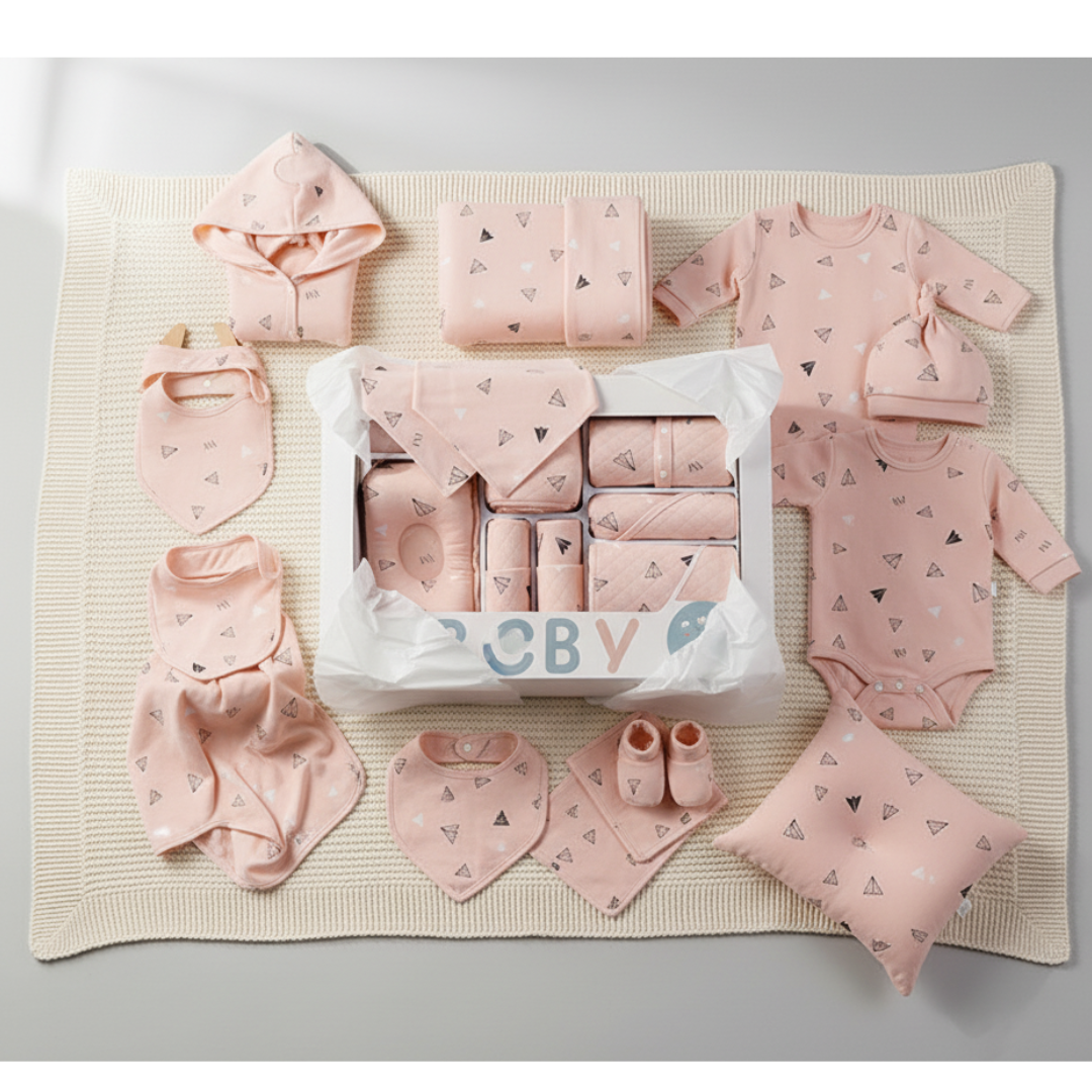 Shyanne | Baby Gift Set for Newborn – Cotton Clothing & Accessories